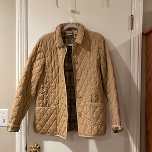 L.L.Bean quilted riding jacket